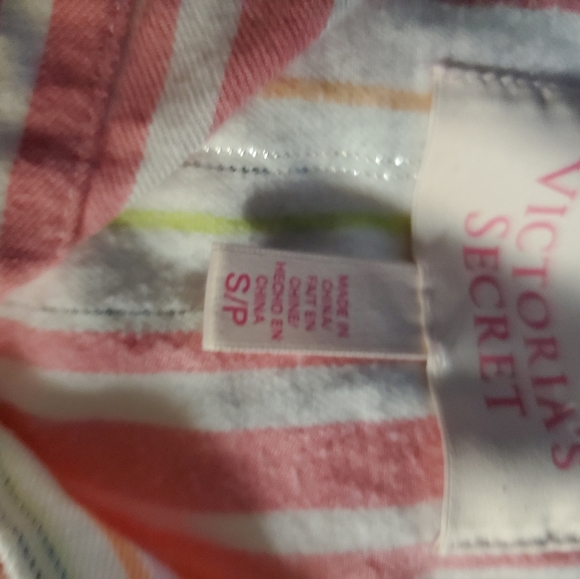 VS PJ Matching Small Set Pink Orange White - Picture 4 of 4